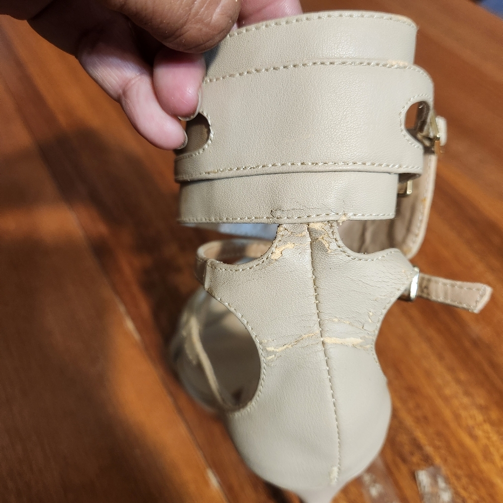 Bebe beige high heels size 6 - Picture 13 of 16